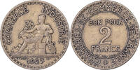 France 2 Francs Chambre de commerce, Paris, Cupro-Aluminium -