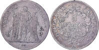 France 5 Francs Union et Force, Paris, Silver, Gadoury:563a -