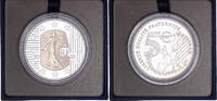 France 5 Euro Merci Le Franc !, Proof, MDP, Silver and Gold -