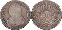 France 1/2 Ecu aux branches d'olivier Louis XV, Tours, Silver -