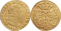 Portugal 1/2 Escudo Joao V, Lisbon, Gold, Friedberg:92 -
