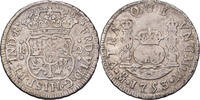 Mexico 2 Reales Ferdinand VI, Mexico City, Silver, KM:86.1 -