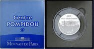 France 50 Euro Centre Pompidou, Proof, MDP, Silver, KM:1685 -