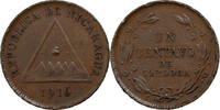 Nicaragua 1 Centavo Heaton, Bronze, KM:11 -
