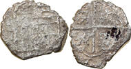 Spain 2 Reales COB, Silver -
