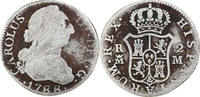Spain 2 Reales Charles III, Madrid, Silver, KM:412.1 -