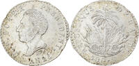 Haiti 100 Centimes Jean-Pierre Boyer, Silver, KM:A23 -