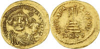 Solidus Heraclius & Heraclius Constantine, Constantinople, Gold -