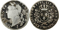 France 1/2 Ecu de Béarn au bandeau Louis XV, Pau, Silver -