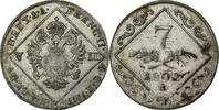 Austria 7 Kreuzer Franz II, Vienna, reformed, Billon, KM:2129 -