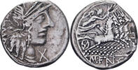 Denarius Fannia, Rome, Silver, Crawford:275/1 -