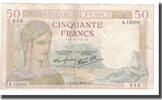France 50 Francs 1940-02-29, Fayette:18.40, KM:85b -