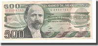 Mexico 500 Pesos Banknote, 1984-08-07, KM:79b -