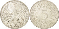 GERMANY - FEDERAL REPUBLIC 5 Mark Coin, Stuttgart, Silver -