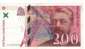 France 200 Francs Eiffel, Fayette:75.4b, KM:159b -