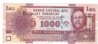 Paraguay 1000 Guaranies Banknote, KM:222b -