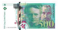 France 500 Francs Pierre et Marie Curie, J014326508 -
