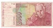 Spain 2000 Pesetas Banknote, 1992-04-24, KM:162 -