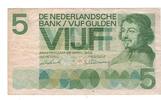 Netherlands 5 Gulden Banknote, 1966-04-26, KM:90a -