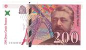 France 200 Francs Eiffel, D035094990, Fayette:75.02, KM:159a -