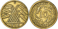 GERMANY, WEIMAR REPUBLIC 10 Reichspfennig Coin -