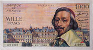 France 1000 Francs Richelieu, A.290, Fayette:42.23, KM:134a -
