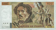 France 100 Francs Delacroix, R.156, Fayette:69.13d -