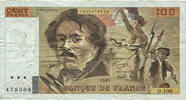 France 100 Francs Delacroix, O.198, Fayette:69bis.4a -