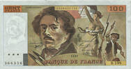 France 100 Francs Delacroix, B.198, Fayette:69bis.4a -