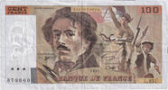France 100 Francs Delacroix, L.231, Fayette:69bis.8 -