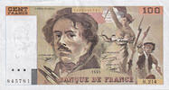 France 100 Francs Delacroix, H.214, Fayette:69bis.7 -