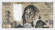 France 500 Francs 1986 Pascal, Z.242, Fayette:71.34 AU(50-53)