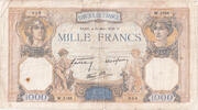 France 1000 Francs Cérès et Mercure, W.3166, Fayette:38.9 -