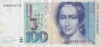 Federal Republic of Germany 100 Deutsche Mark Banknote, GERMANY - FEDERAL REPUBLIC, 1996-01-02 -