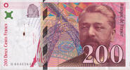 France 200 Francs Eiffel, H044058410, Fayette:75.4a, KM:159b -