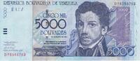 Venezuela 5000 Bolivares 2004-05-25, KM:84c -