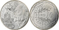 France 10 Euro Jacques Chirac, Silver -