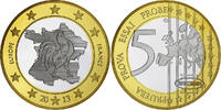 France Medaille Europe, 5 Euro Essai, Bi-Metallic -
