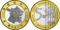 France Medaille Europe, 5 Euro Essai, Bi-Metallic -