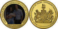 United Kingdom Medaille Prince George Alexander Louis of Cambridge, Copper Gilt -