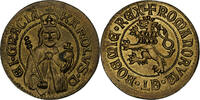 France Medaille Karl IV, Roi de Bohême, Brass, Restrike -