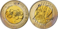 Slovenia 2 Euro unofficial private coin, Copper Plated Steel -