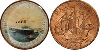 Great Britain 1/2 Penny Elizabeth II, Titanic, 100 Years Anniversary -