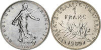 France Franc Coin, Semeuse, Paris, série FDC, Nickel -