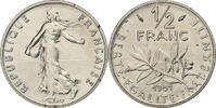 France 1/2 Franc Semeuse, Paris, série FDC, Nickel -