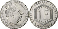 France Franc Charles de Gaulle, Paris, FDC, Nickel -