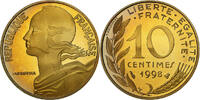 France 10 Centimes Coin, Marianne, Paris, Proof / BE -