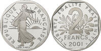 France 2 Francs Coin, Semeuse, Paris, BE, Nickel, KM:942.2 -