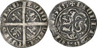 France 1/2 Gros Flanders, Louis I de Crécy, Gent, Silver -