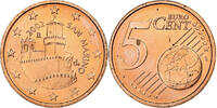 San Marino 5 Euro Cent Copper Plated Steel, KM:442 -